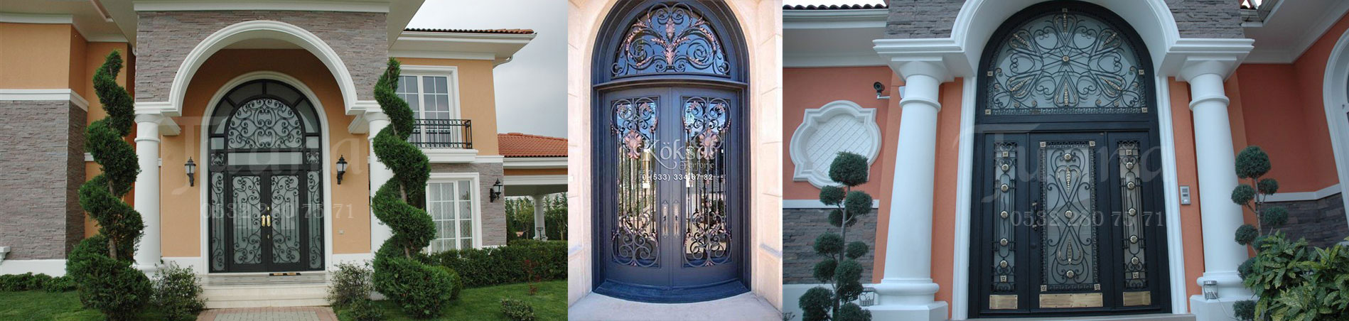 Tuana Ferforje - Villa Kapıları - Garaj Kapıları - Bahçe Kapıları - Merdiven Korkulukları
